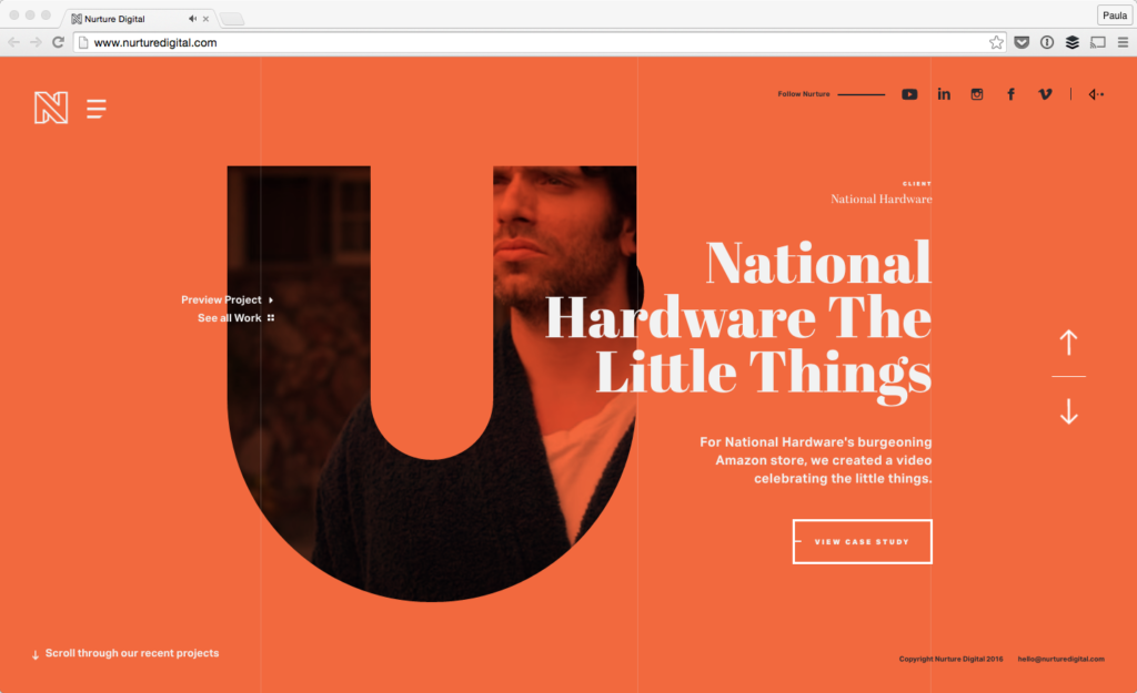 Desain Web Berbasis Teks Simplicity in Typography